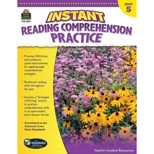 Comprehension Practice Book Grade 5 Teacher‎ Created Resources